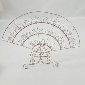 White Fan Card Holder, Wedding cards